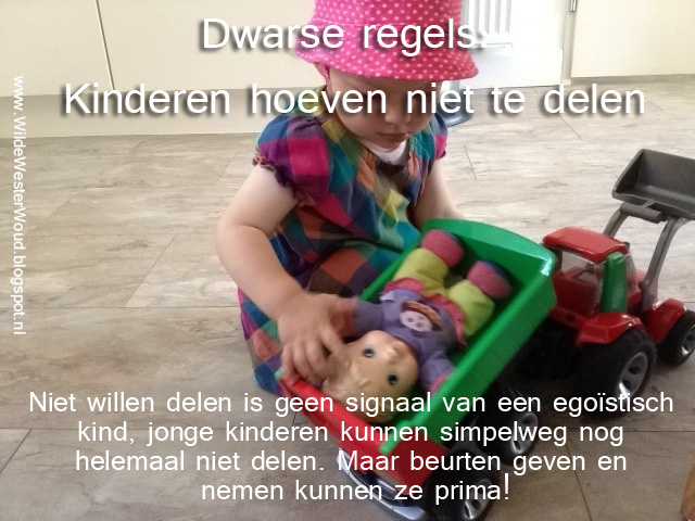 Rebelse regels: Kinderen hoeven niet te delen