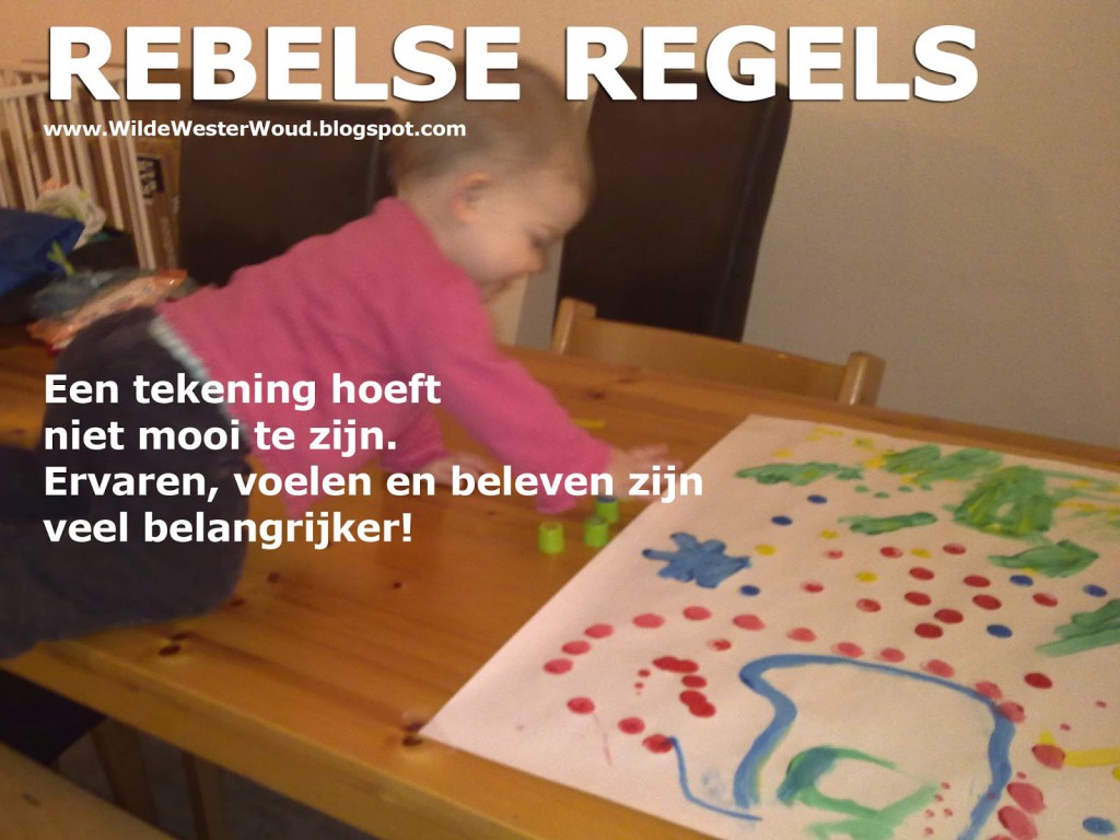 Rebelse regels: Een tekening hoeft niet ‘mooi’ te zijn.